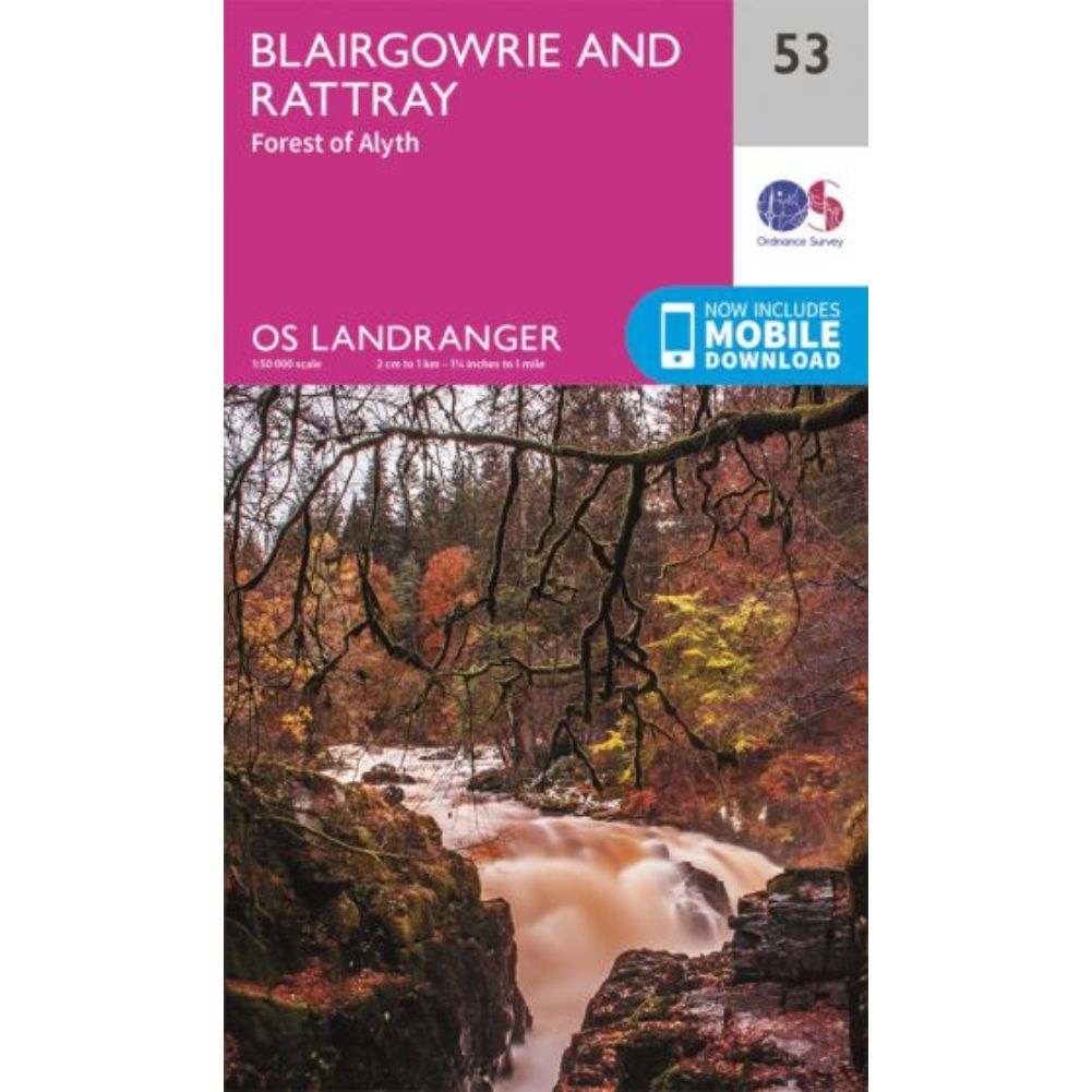 Ordnance Survey Landranger Map 53 – Blairgowrie and Rattray-Forest of Alyth