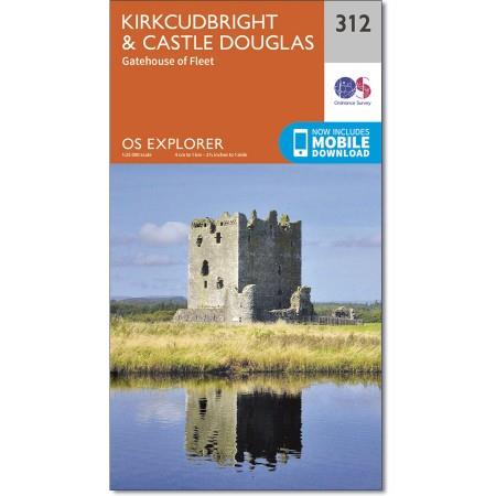 Ordnance Survey Explorer Map 312 Kirkcudbright &amp;amp; Castle Douglas
