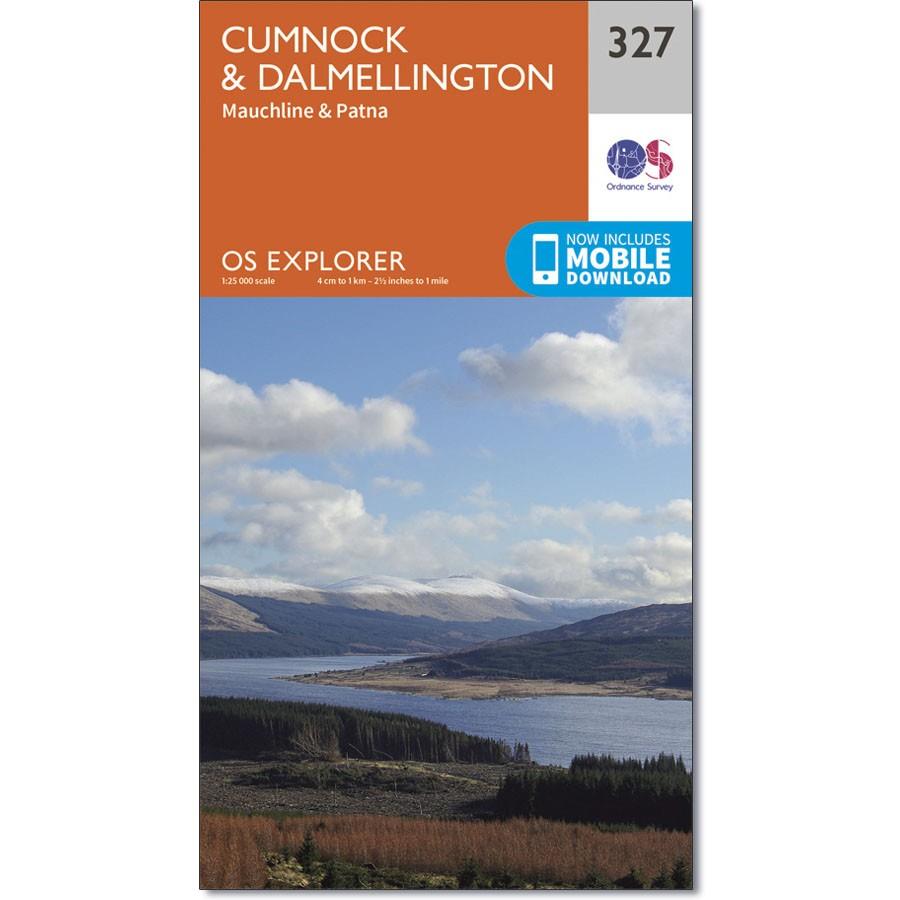 Ordnance Survey Explorer Map 327 Cumnock &amp;amp; Dalmellington