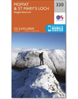 Ordnance Survey Explorer Map 330 Moffat &amp; St Mary's Loch