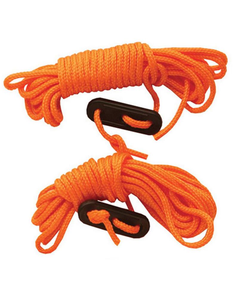Vango Guylines with Runner - 500cm x 2 (Orange)