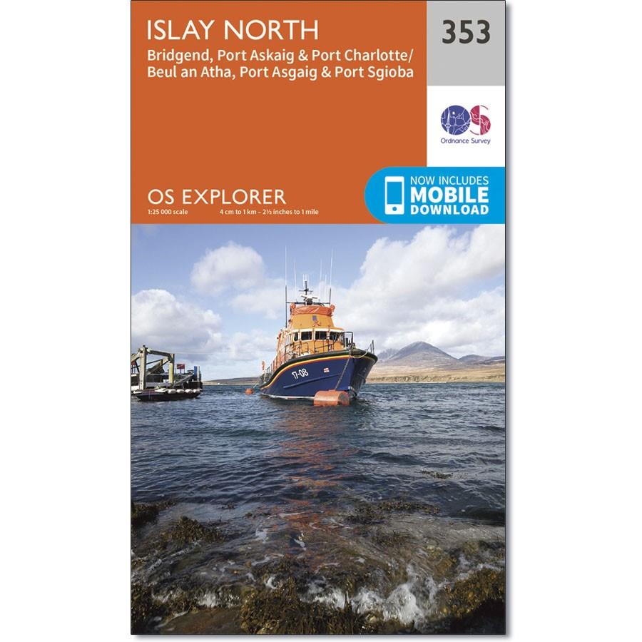 Ordnance Survey Explorer Map 353 Islay North