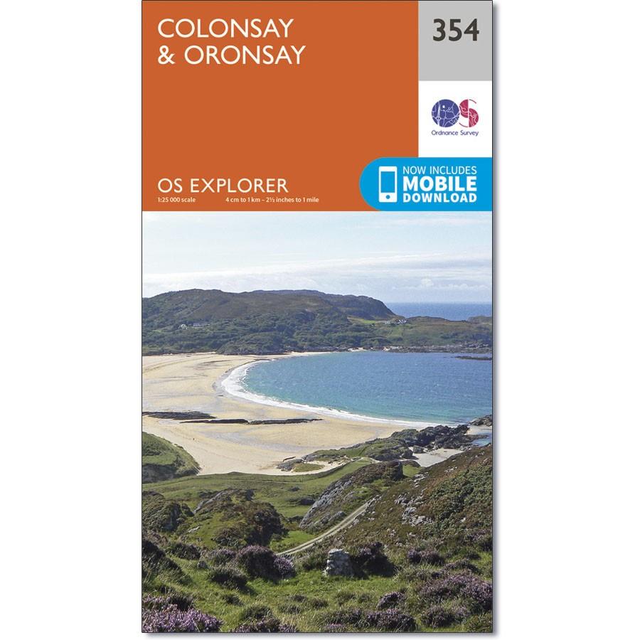 Ordnance Survey Explorer Map 354 Colonsay &amp;amp; Oronsay