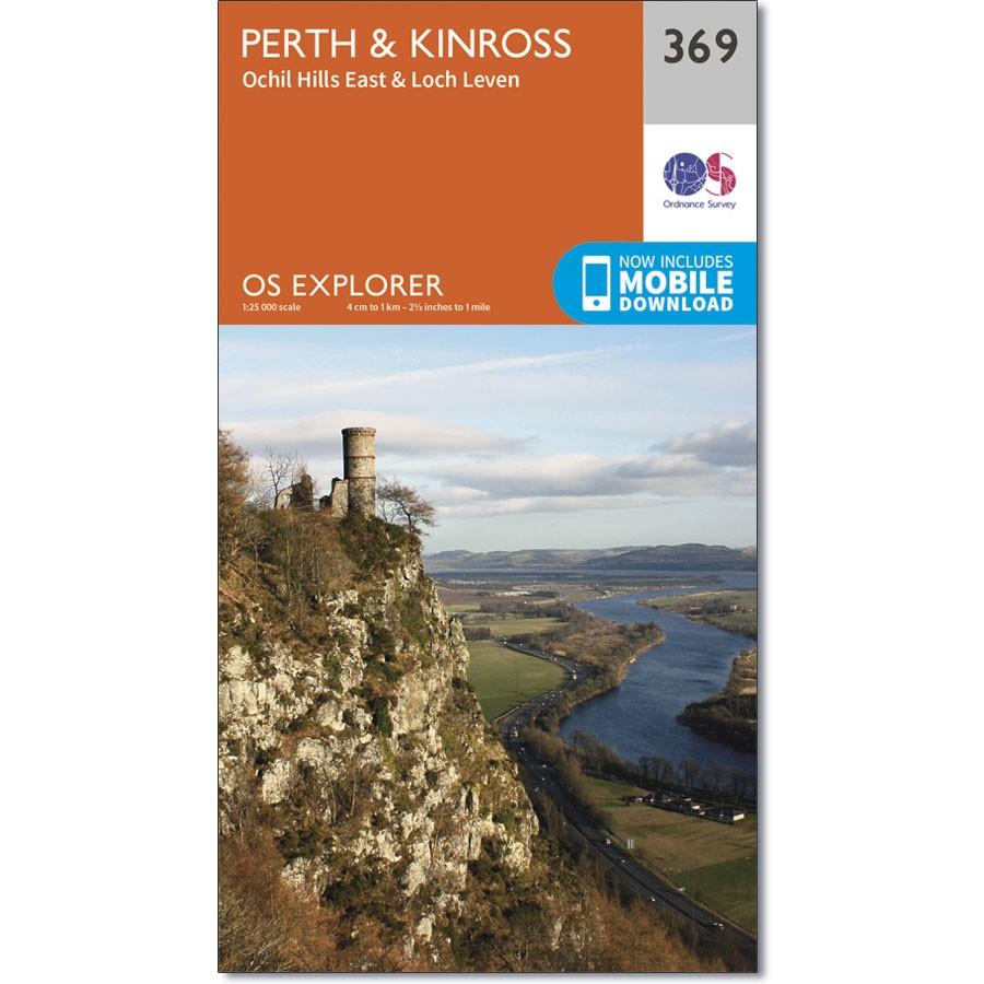 Ordnance Survey Explorer Map 369 Perth &amp; Kinross