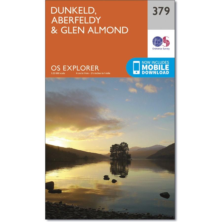 Ordnance Survey Explorer Map 379 Dunkeld, Aberfeldy &amp; Glen Almond