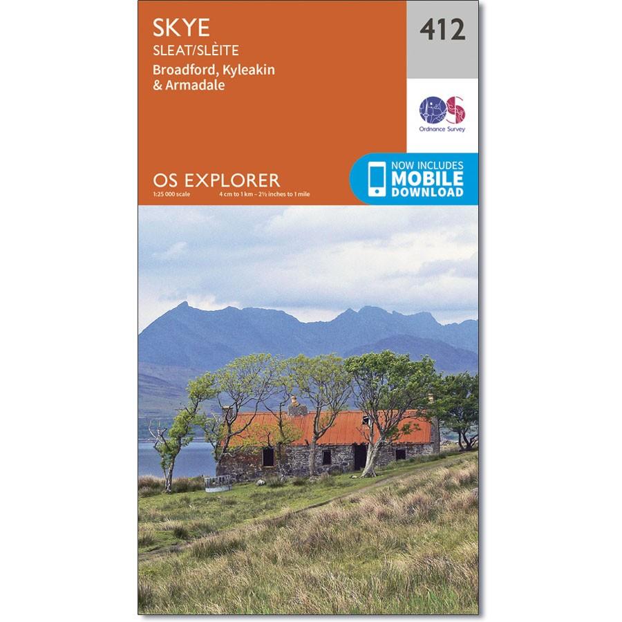 Ordnance Survey Explorer Map 412  Skye - Sleat