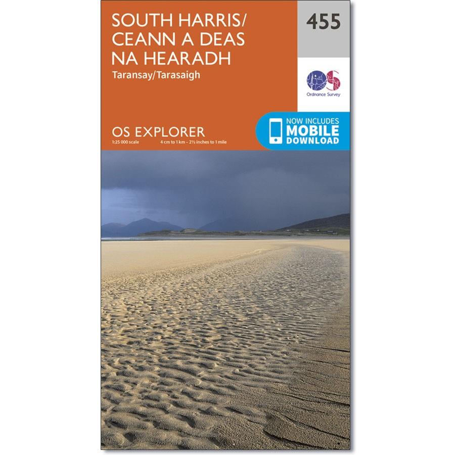 Ordnance Survey Explorer Map 455 South Harris