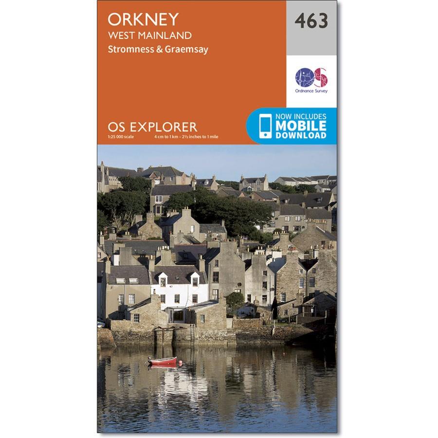 Ordnance Survey Explorer Map 463 Orkney - West Mainland