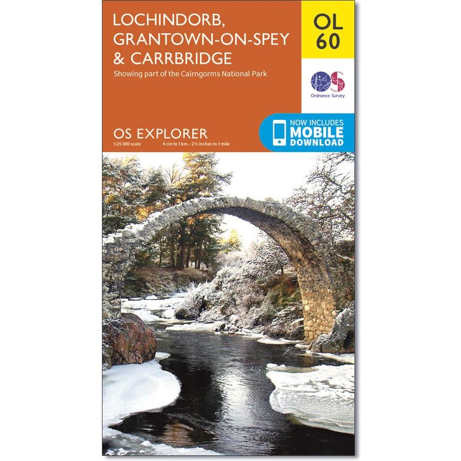 Ordnance Survey Map OL 60 Lochindorb, Grantown-on-Spey &amp; Carrbridge