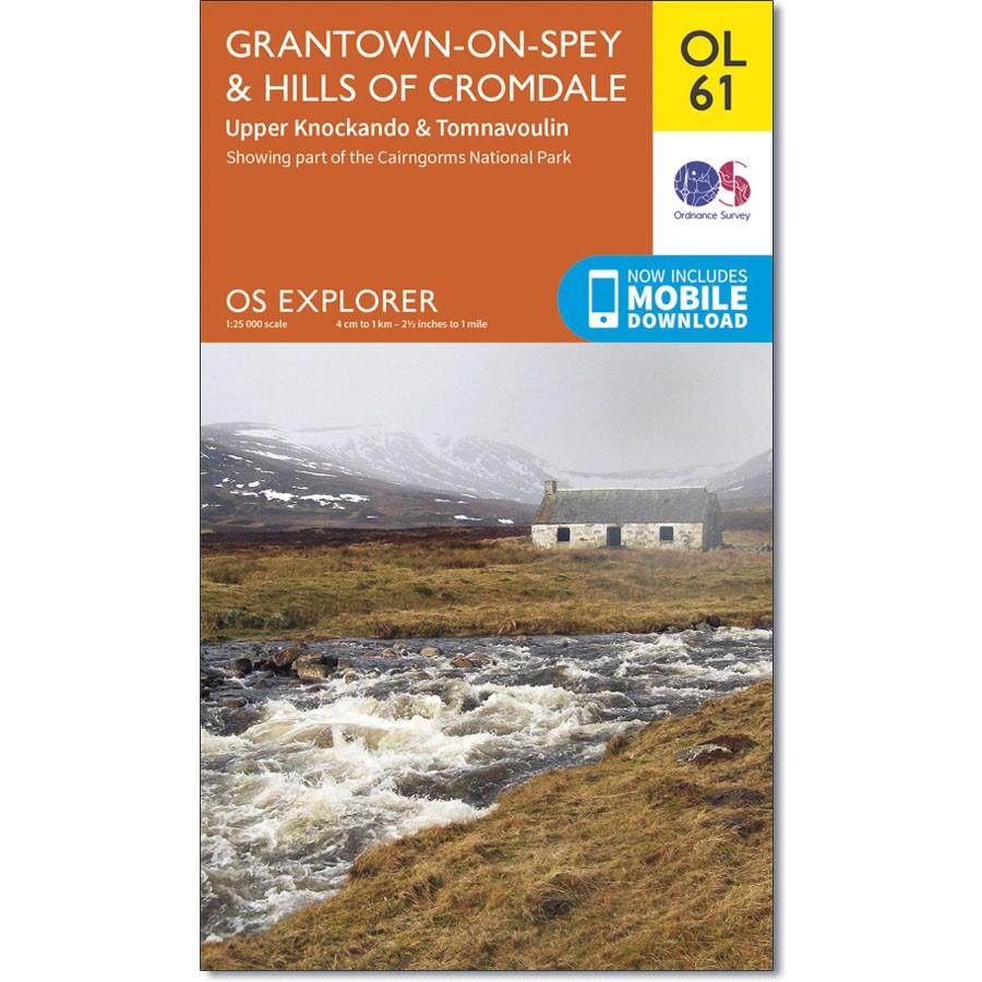 Ordnance Survey Map OL 61 Grantown-on-Spey & Hills of Cromdale ...