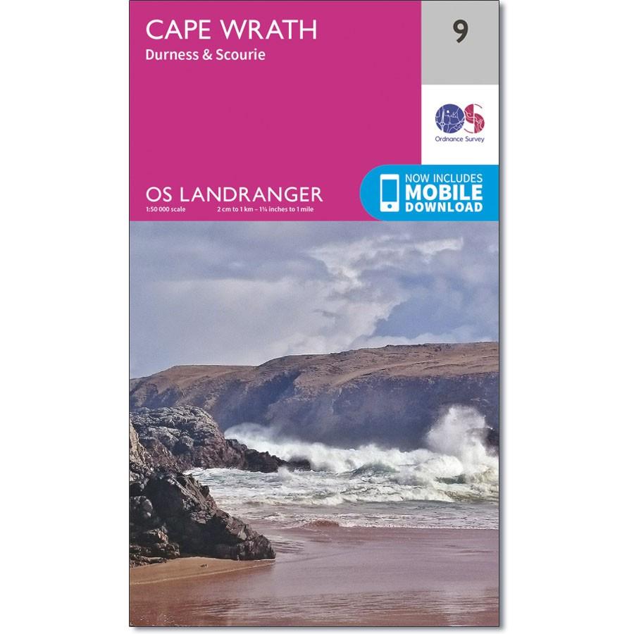 Ordnance Survey Landranger Map 9 Cape Wrath