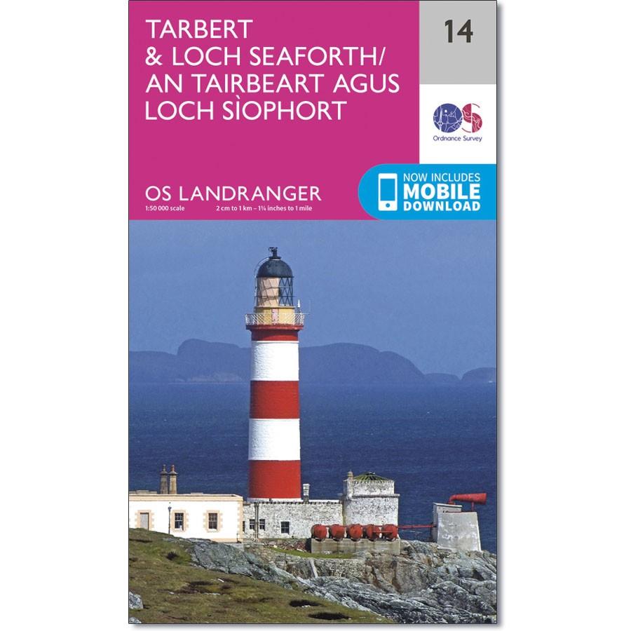 Ordnance Survey Landranger Map 14 Tarbert &amp; Loch Seaforth