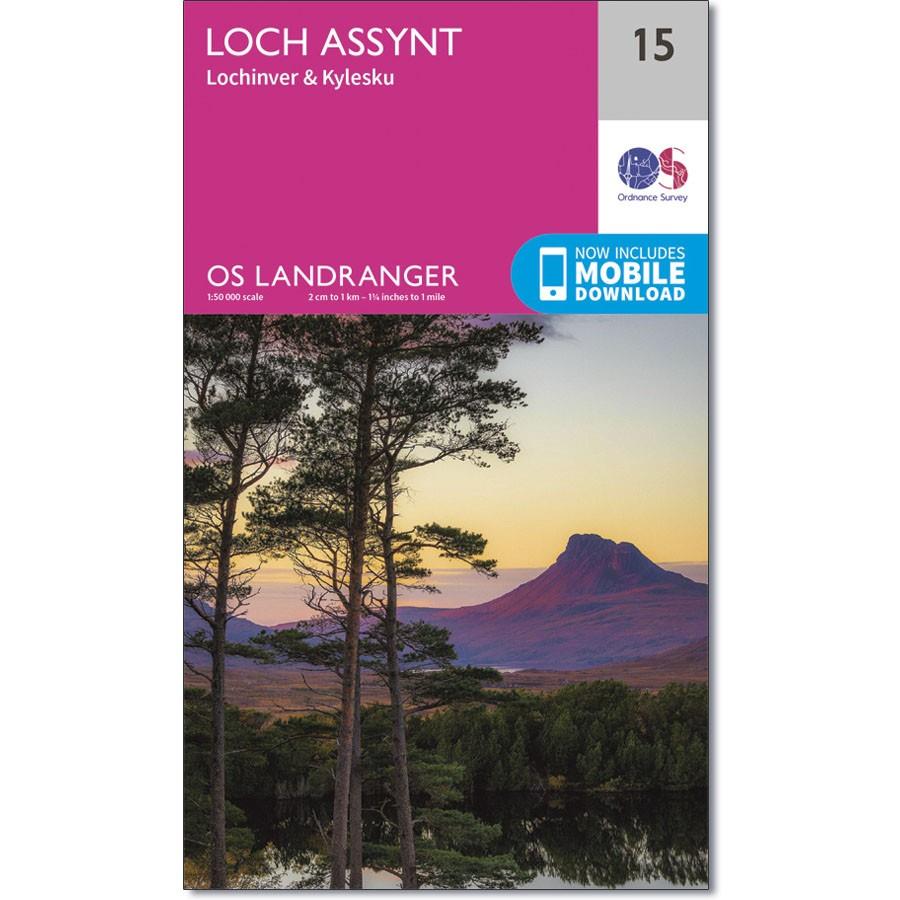Ordnance Survey Landranger Map 15 Loch Assynt