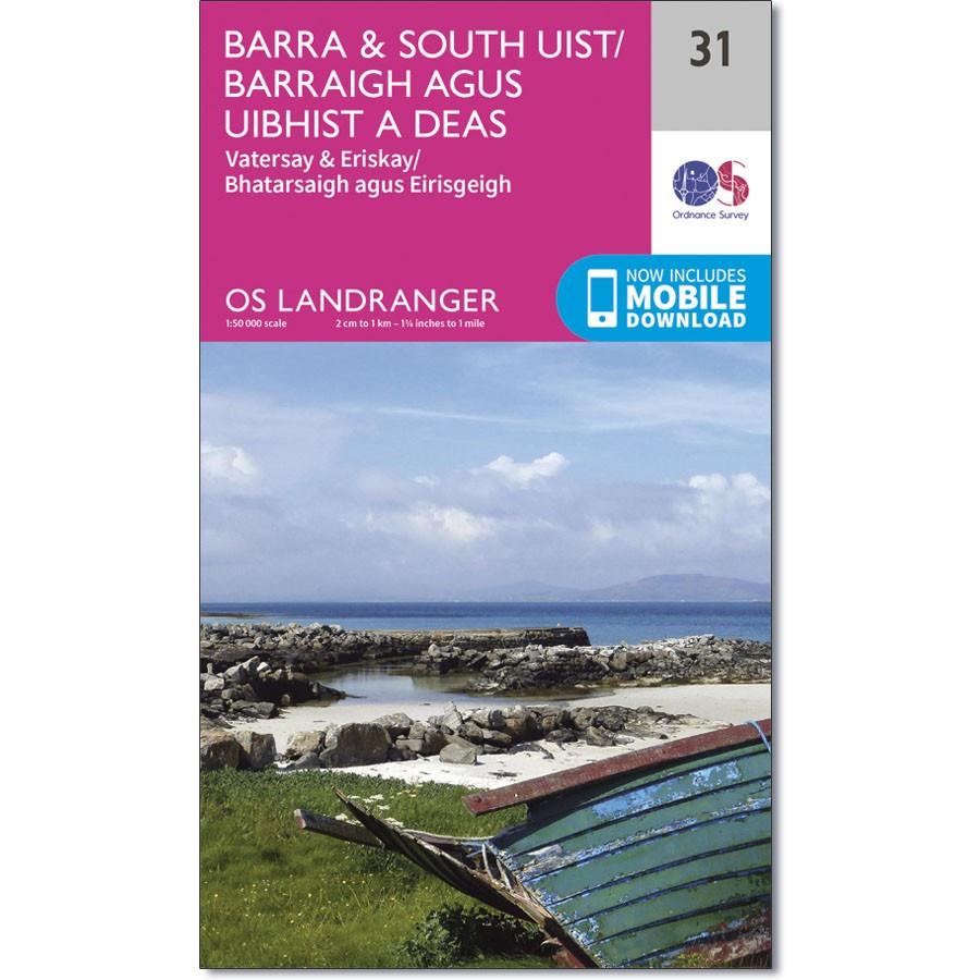 Ordnance Survey Landranger Map 31 Barra &amp; South Uist