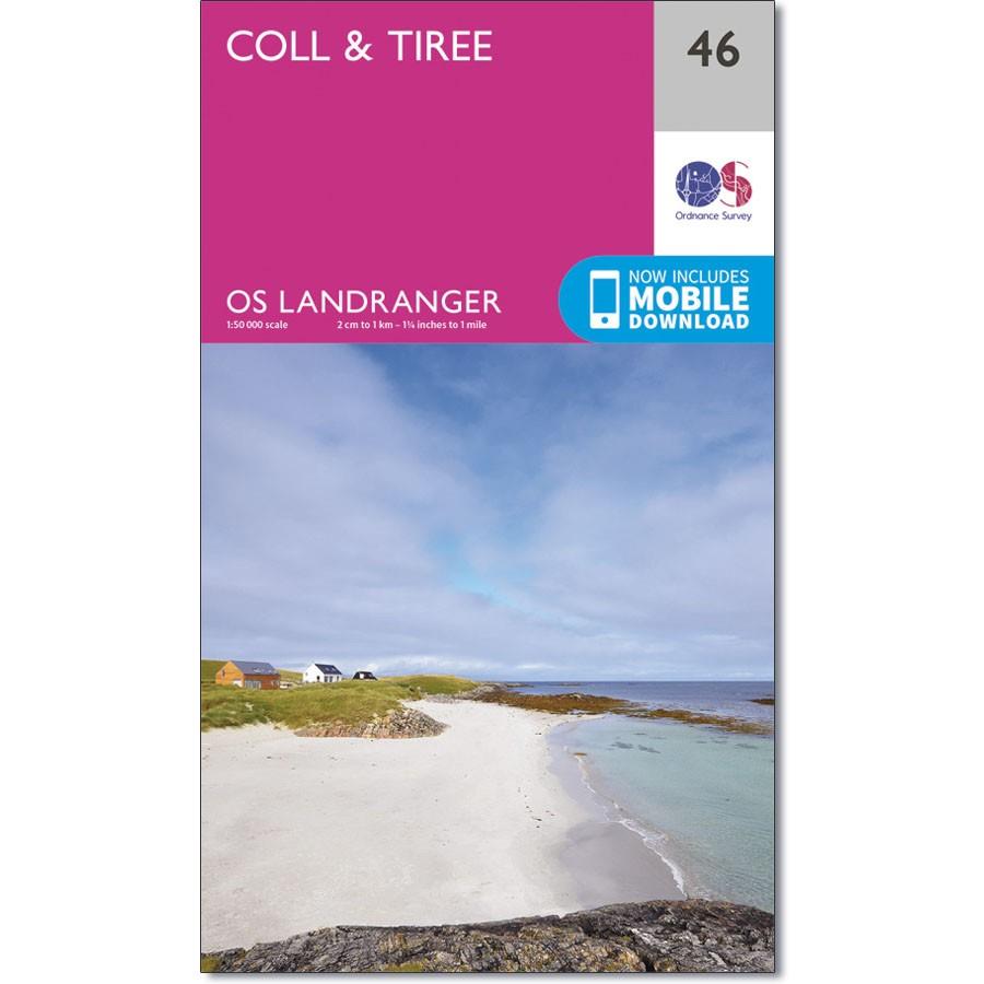 Ordnance Survey Landranger Map 46 Coll &amp; Tiree