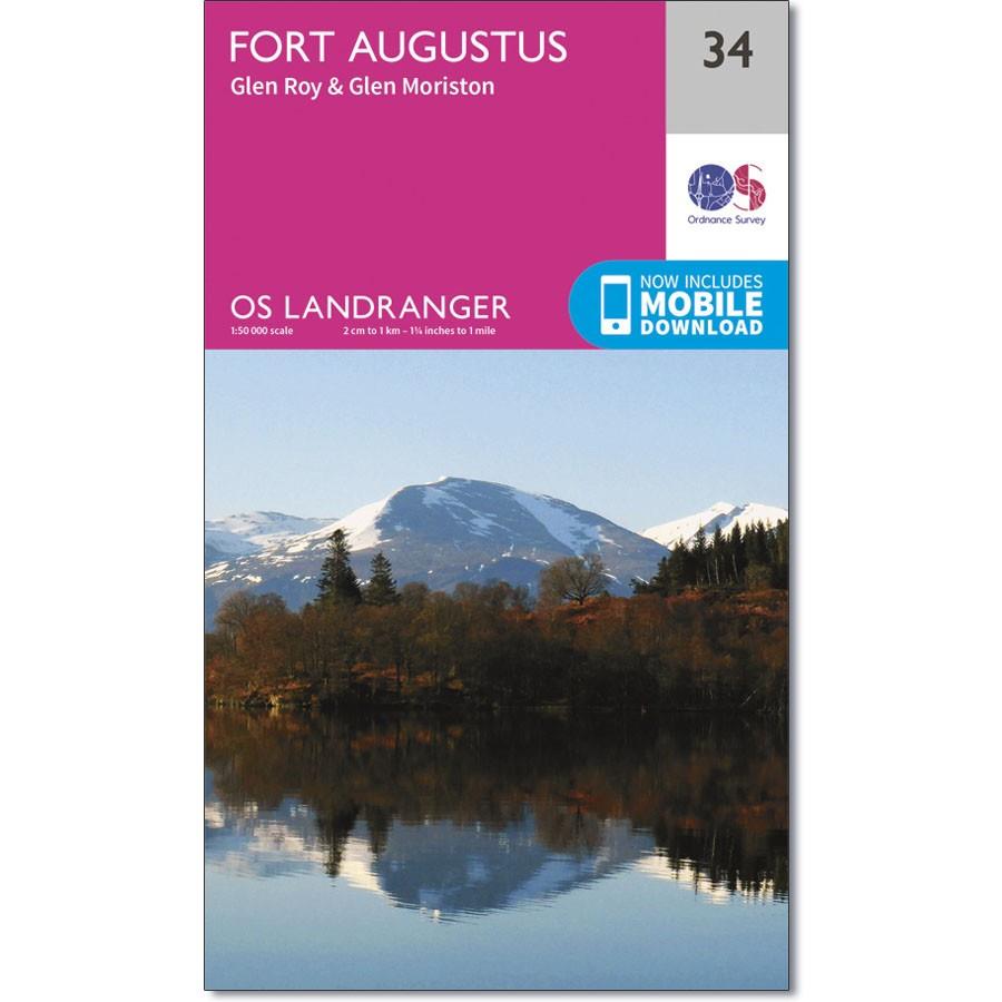 Ordnance Survey Landranger Map 34 Fort Augustus