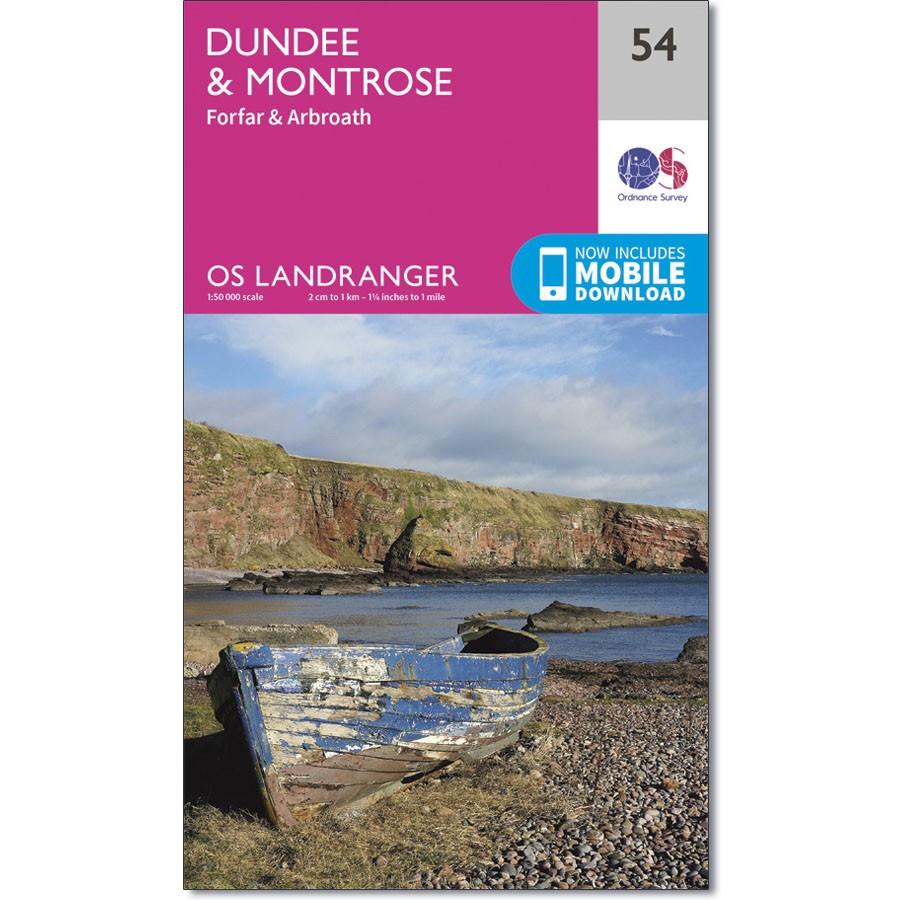 Ordnance Survey Landranger Map 54 Dundee &amp; Montrose