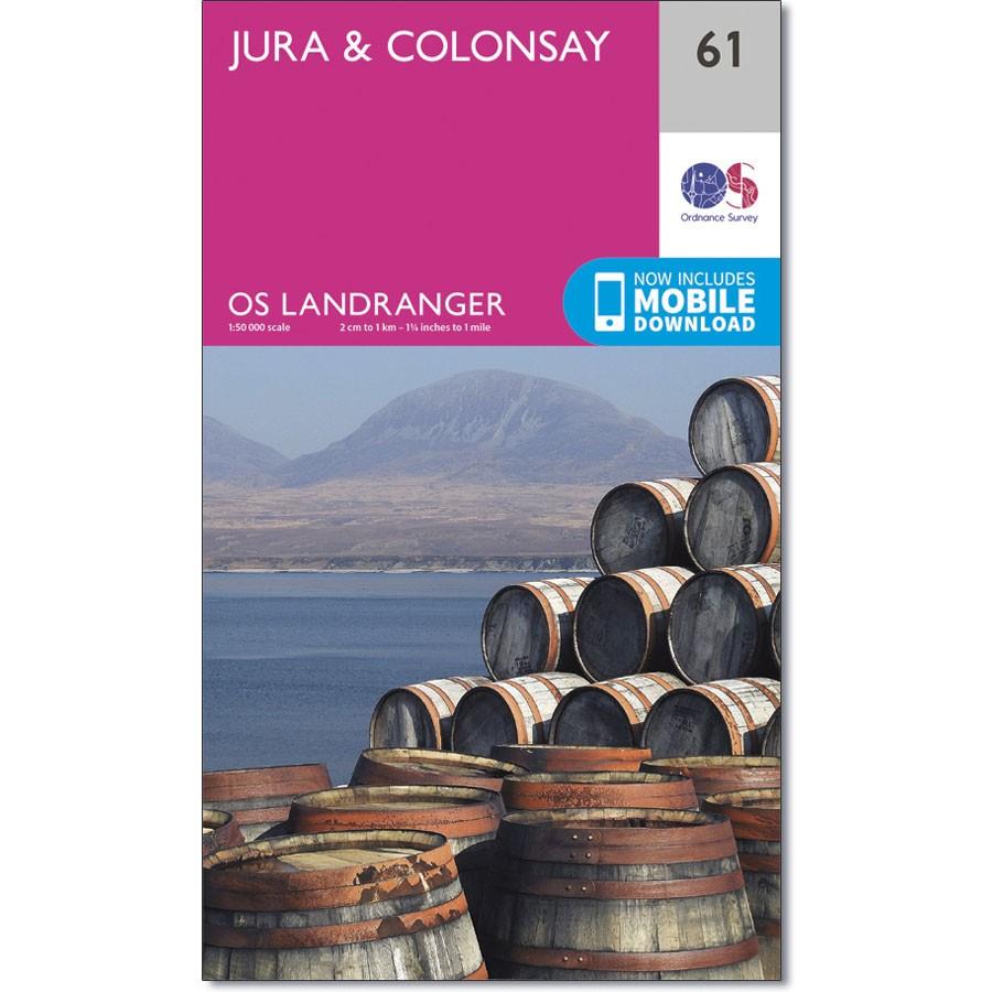 Ordnance Survey Landranger 61 Jura &amp; Colonsay