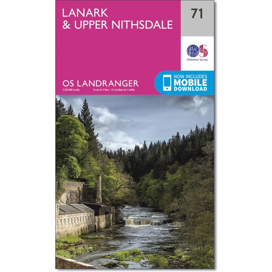 Ordnance Survey Landranger Map 71 Lanark &amp; Upper Nithsdale