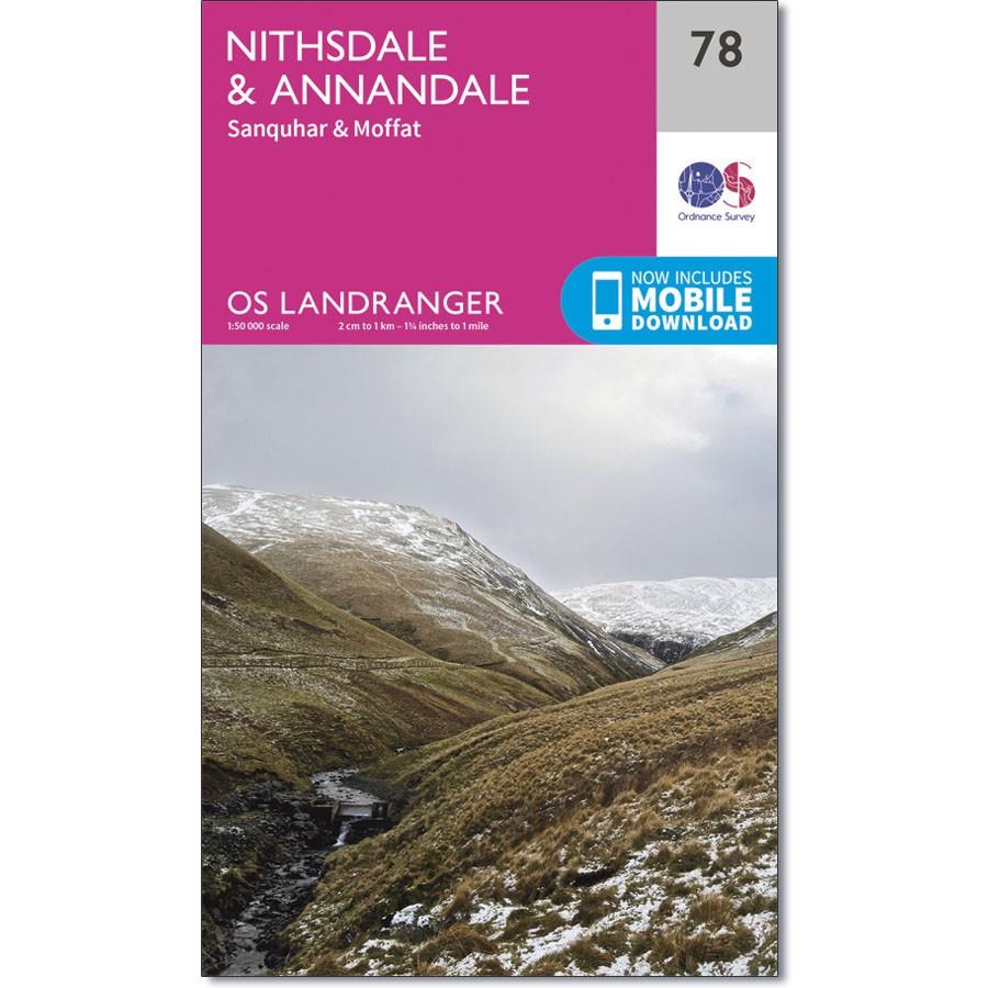 Ordnance Survey Landranger 78 - Nithsdale &amp; Annandale