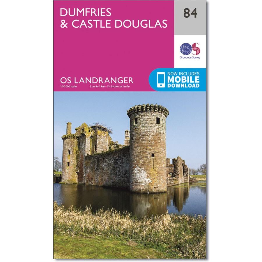 Ordnance Survey Landranger 84 - Dumfries &amp; Castle Douglas