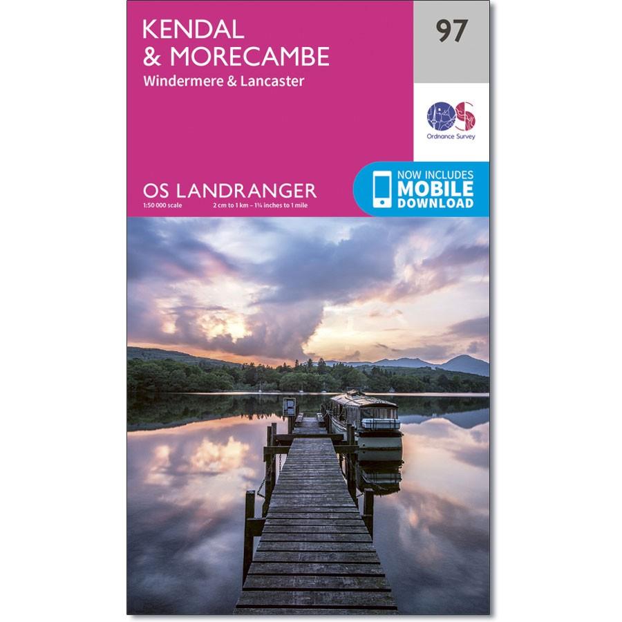 Ordnance Survey Landranger 97 - Kendal &amp; Morecambe