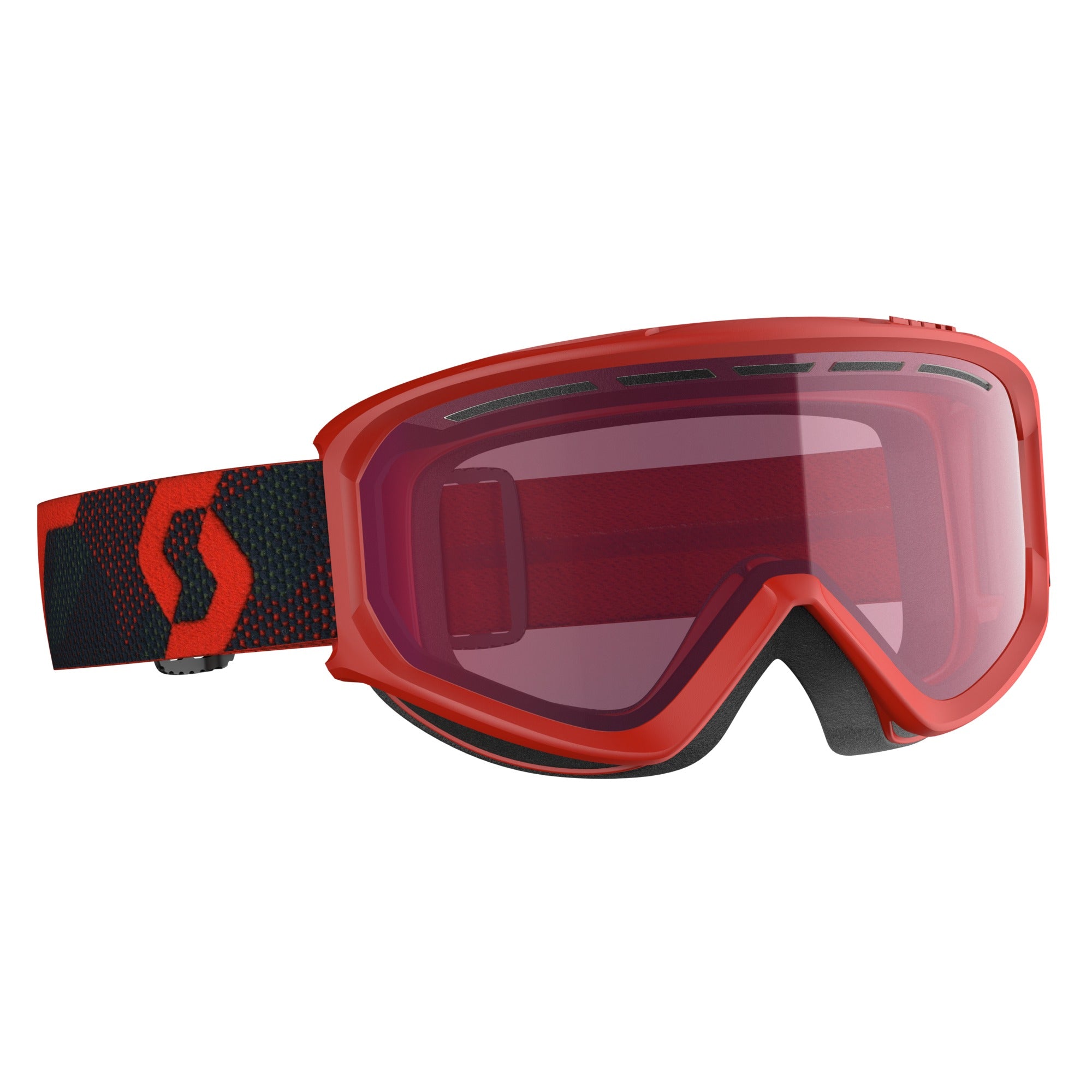 Scott Fact Snow Sports Goggles (Red/Blue Nights) Enhancer - Cat S2