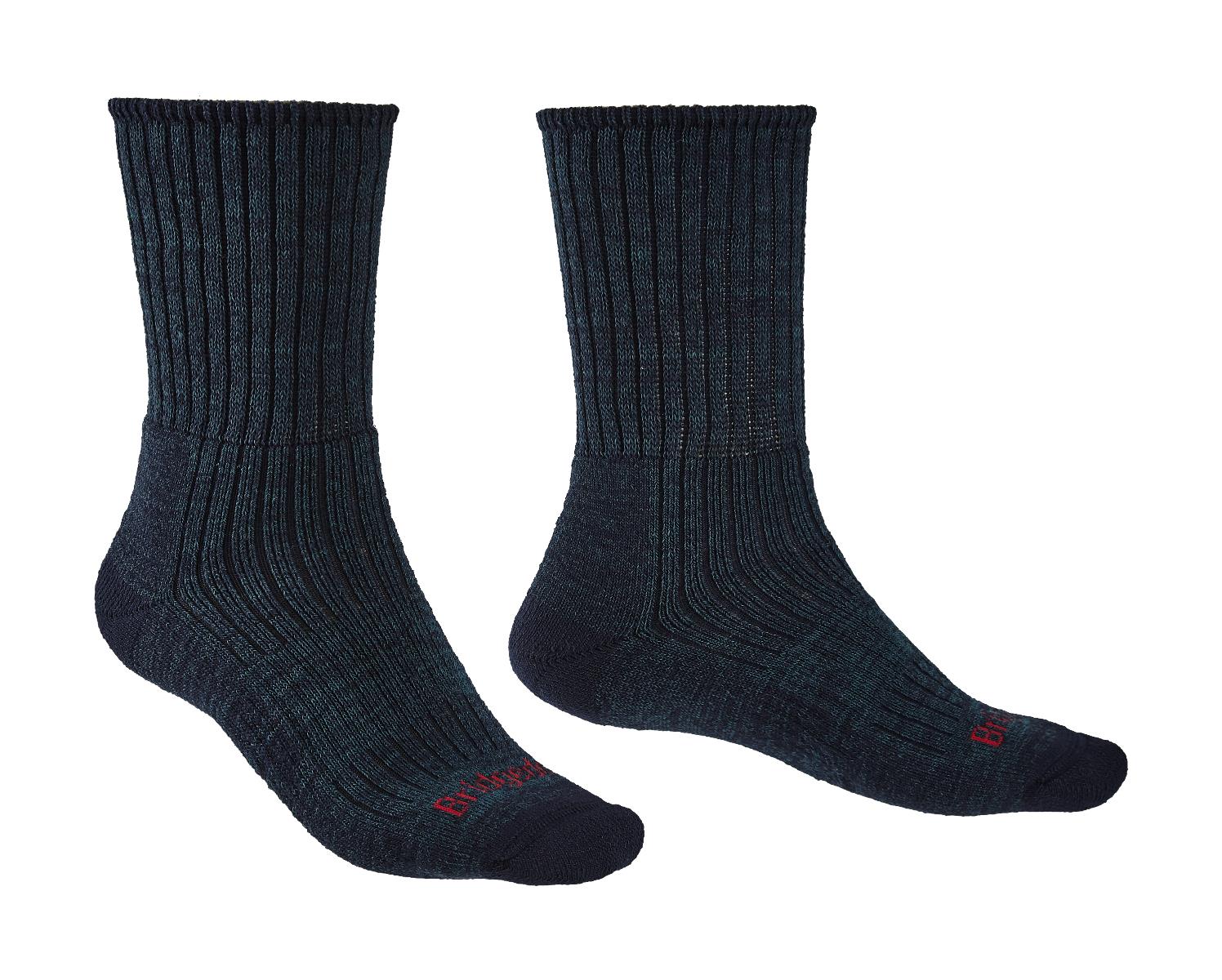 Bridgedale Men's Hike Midweight Merino Comfort Boot Socks (Navy)