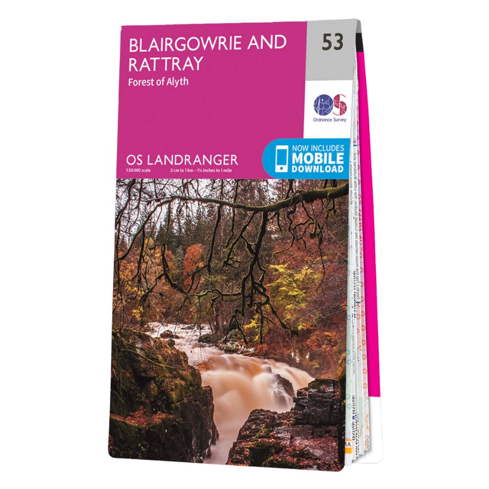 Ordnance Survey Landranger Map 53 – Blairgowrie and Rattray-Forest of Alyth