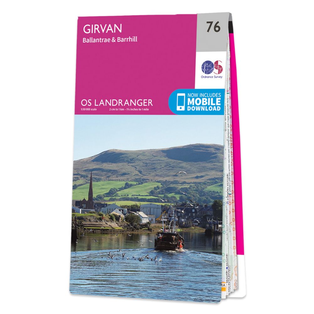 Ordnance Survey Landranger Map 76 Girvan - Ballantrae &amp; Barhill