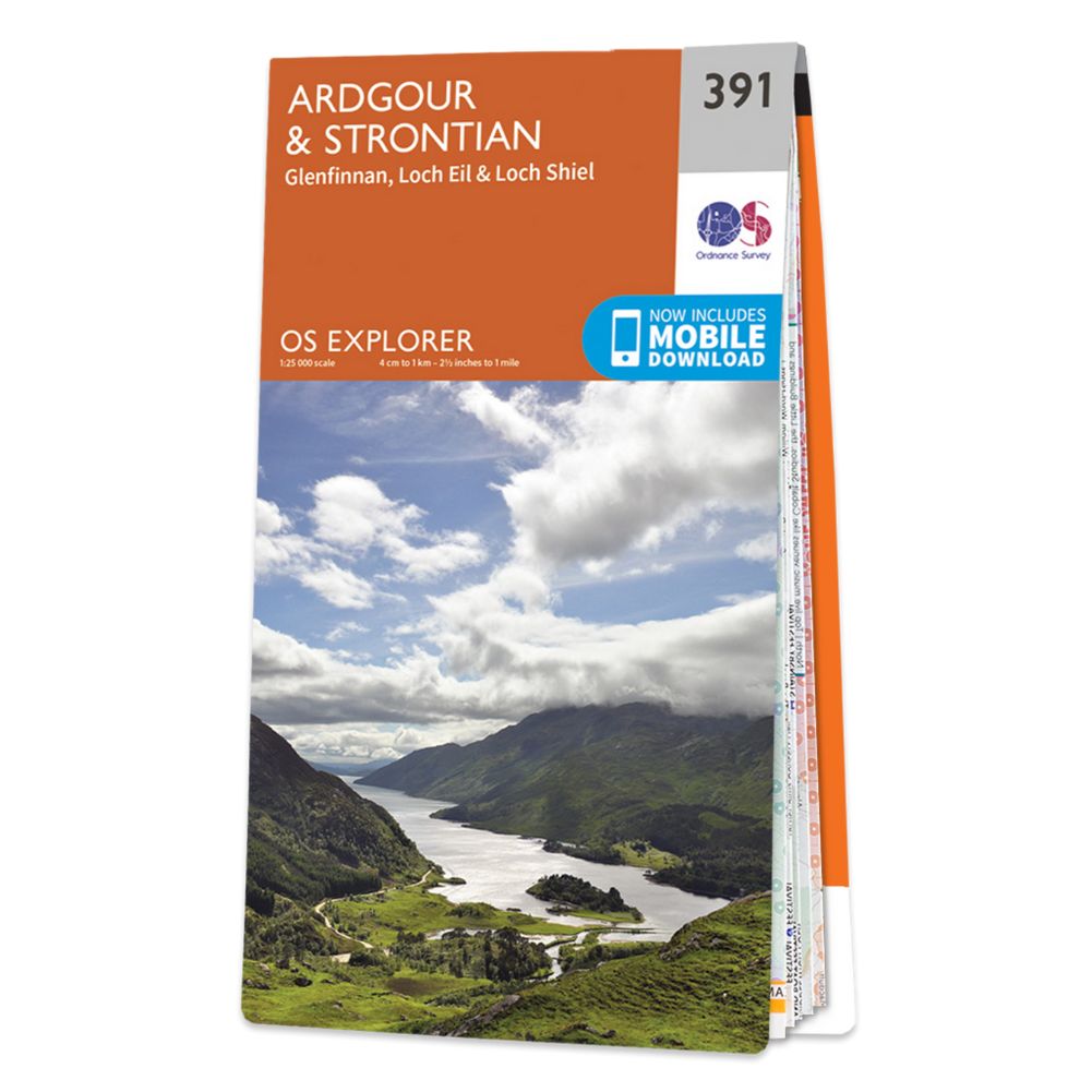 Ordnance Survey Explorer Map 391 Ardgour & Strontian