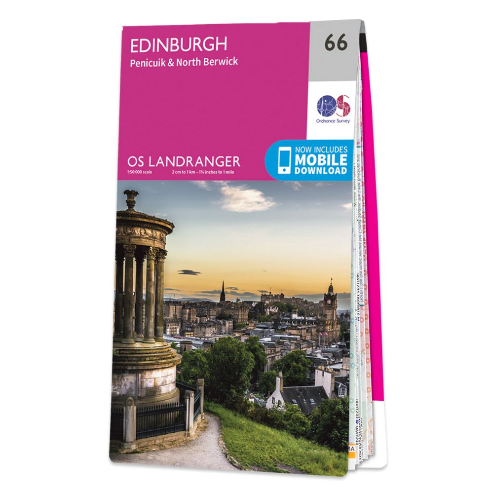 Ordnance Survey Landranger Map 66 Edinburgh