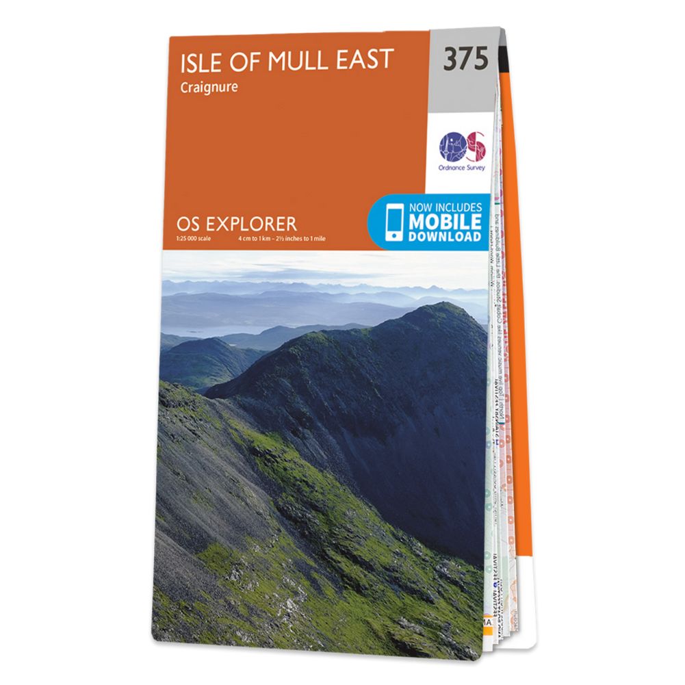 Ordnance Survey Explorer Map 375 - Isle Of Mull East