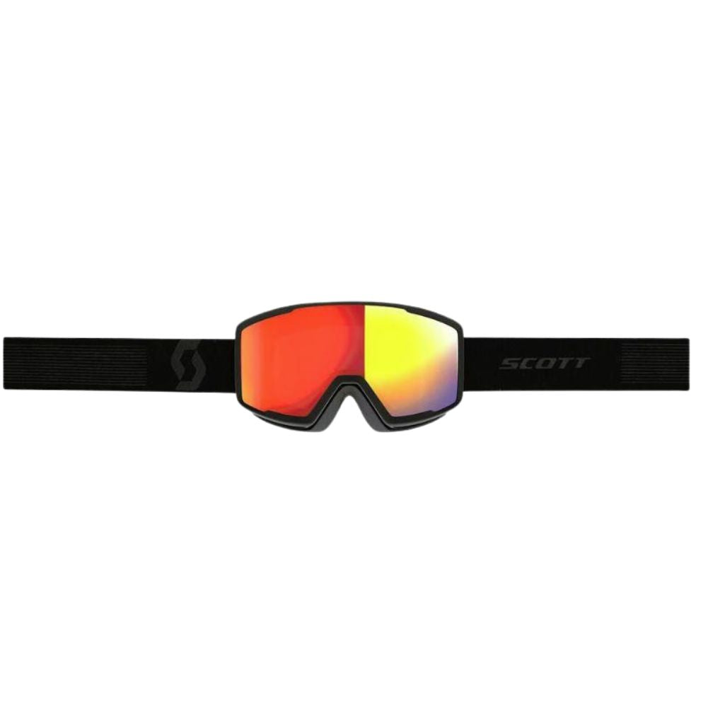 Scott Factor Pro Snow Sports Goggles (Mineral Black/Enhancer Red Chrome)