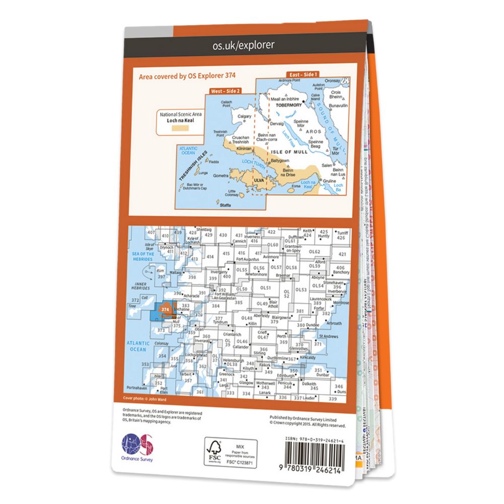 Ordnance Survey Explorer Map 374