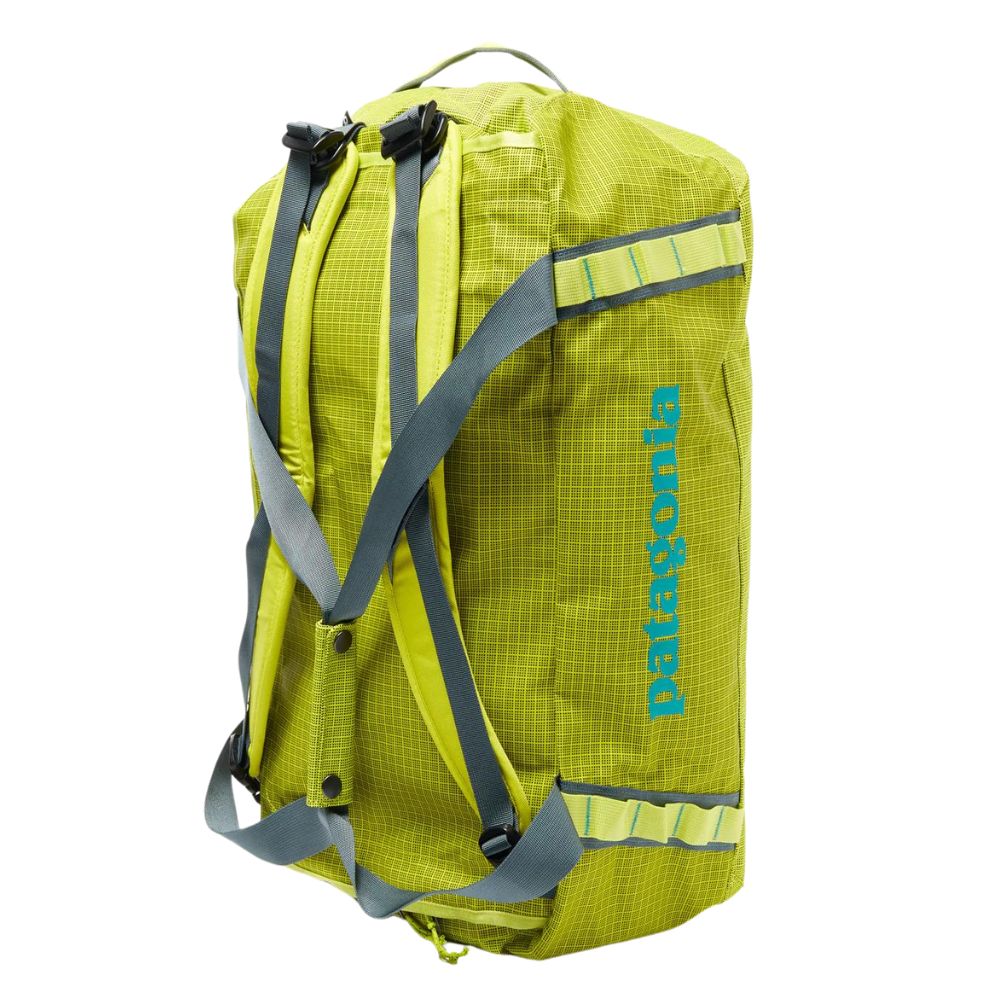 Patagonia Black Hole Duffel 55L (Matte Phosphorus Green) - Back 