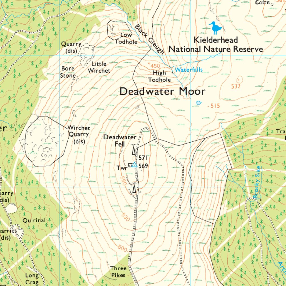 Ordnance Survey Map OL 42 Kielder Water &amp; Forest