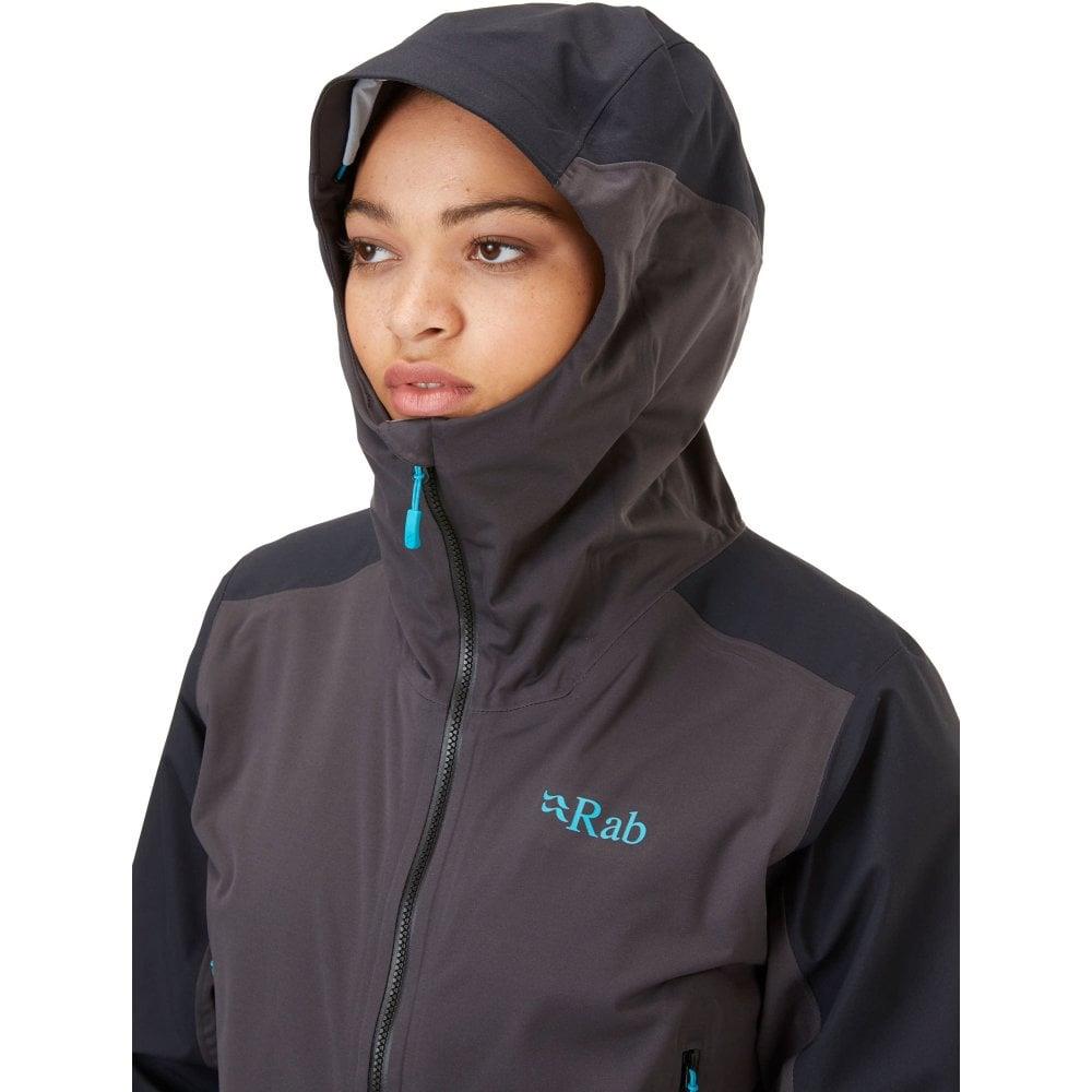 Rab Women's Kinetic Alpine 2.0 Waterproof Jacket (Beluga)