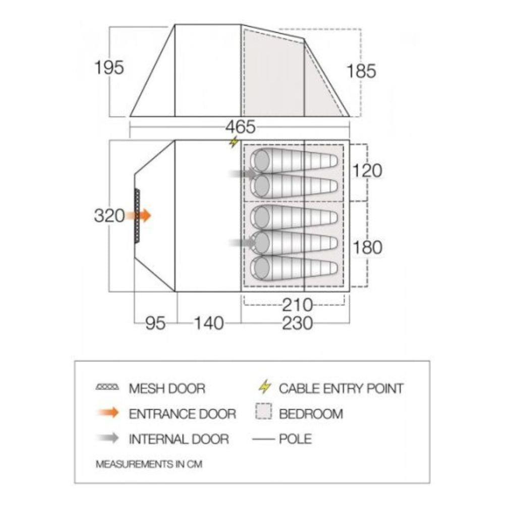 The Vango Winslow 11 500 Groundsheet Protector (GP103) is an invaluable addition to extend the life of your tent.