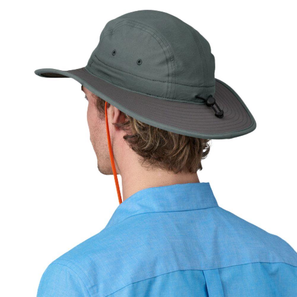 Patagonia Quandary Brimmer Hat (Fitz Roy Icon: Nouveau Green) model back
