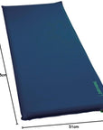 Therm-a-Rest BaseCamp Sleeping Pad - Regular (Poseidon Blue) meaasure