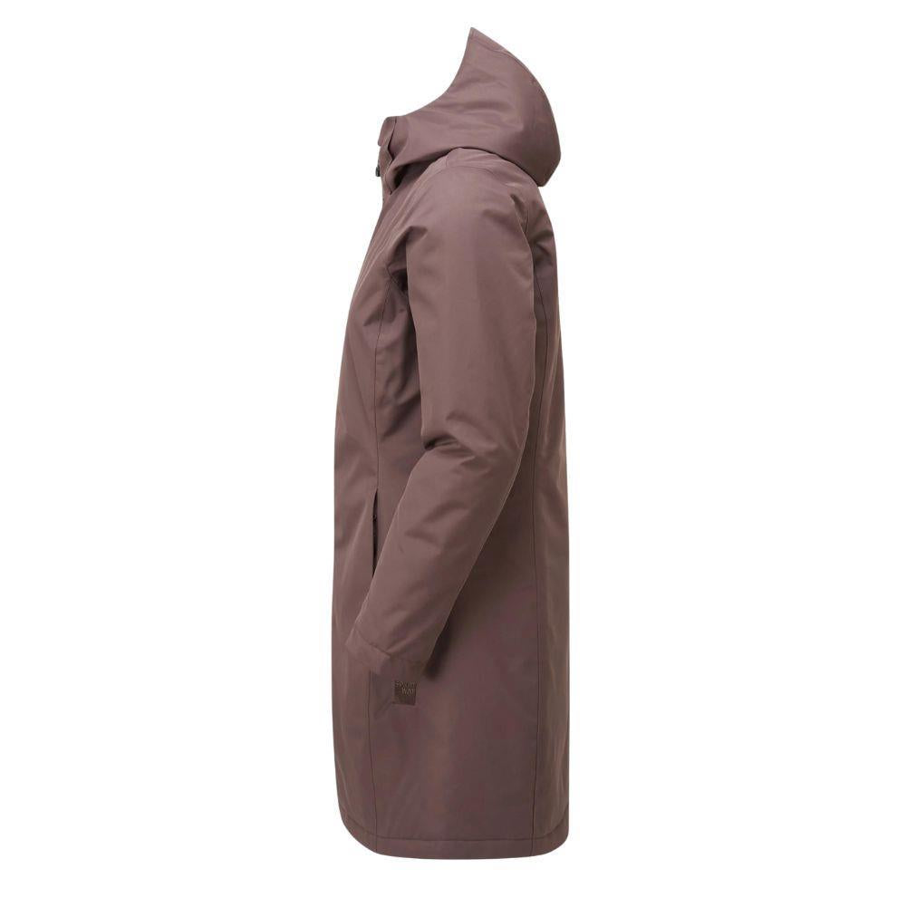 Sprayway Women's Wanda Insulated Long Waterproof Jacket (Raisin) side