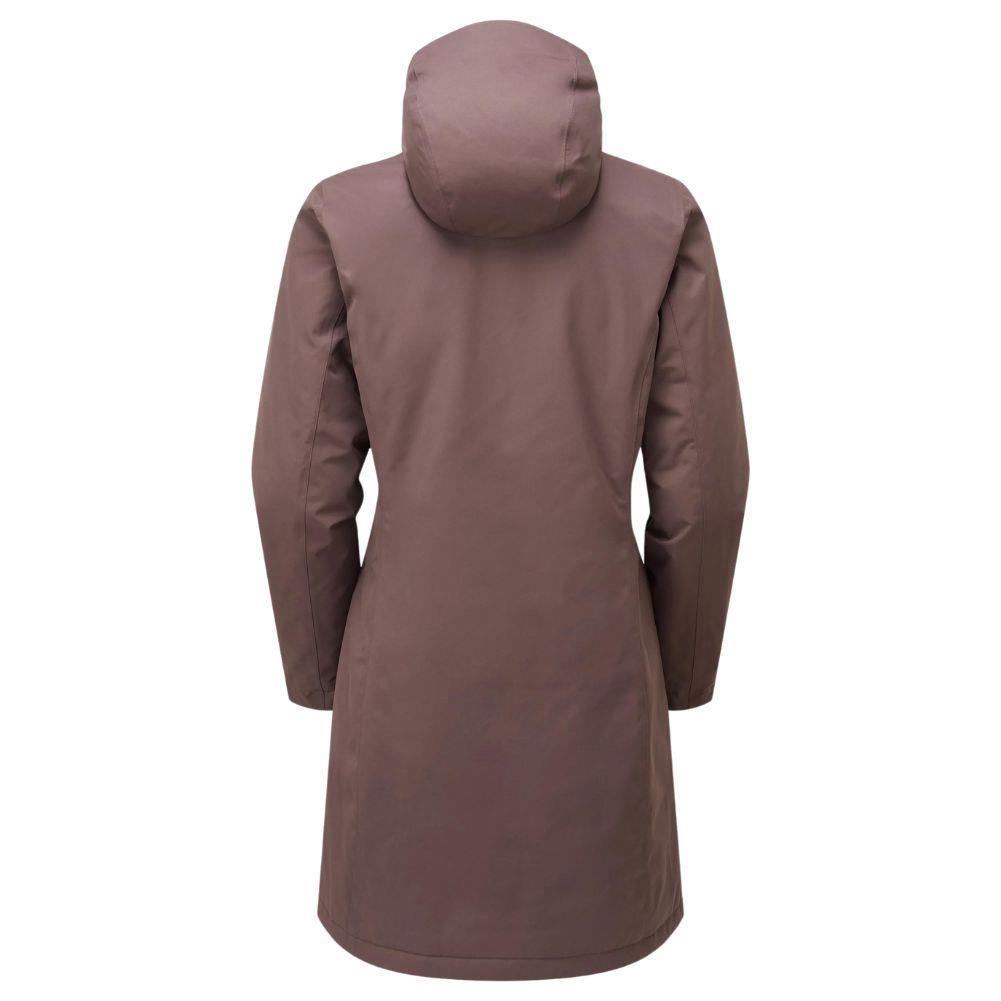 Sprayway Women's Wanda Insulated Long Waterproof Jacket (Raisin) back