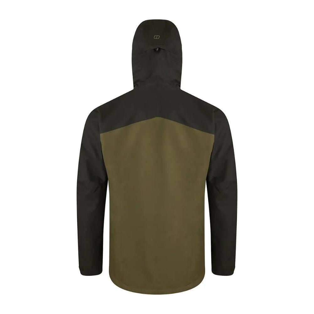 Berghaus Men's Fellmaster Interactive GORE-TEX Waterproof Shell Jacket (Dark Brown/Dark Green)