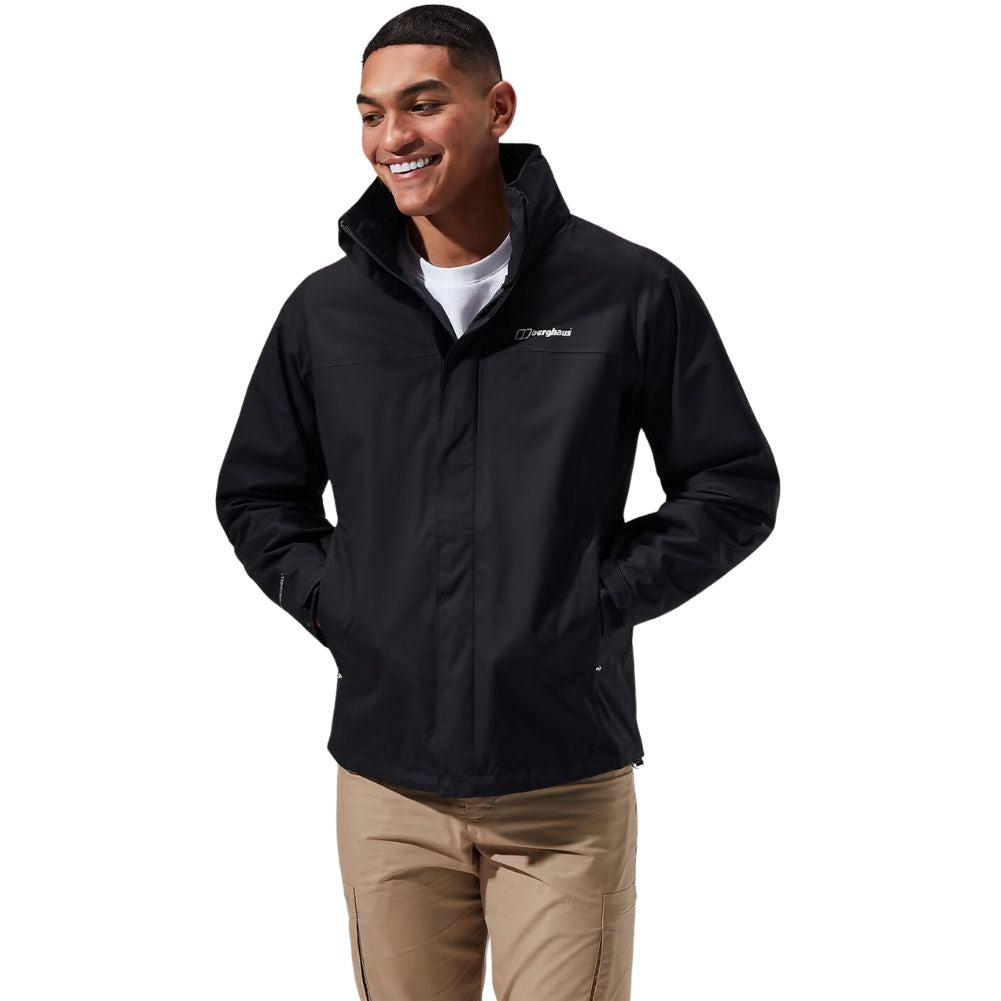 Berghaus Men s RG Alpha 2.0 Shell Waterproof Jacket Black Summits Outdoor