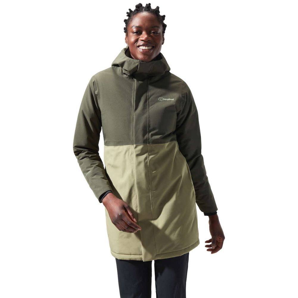 Berghaus Women&#39;s Hinderwick Insulated Waterproof Jacket (Green)