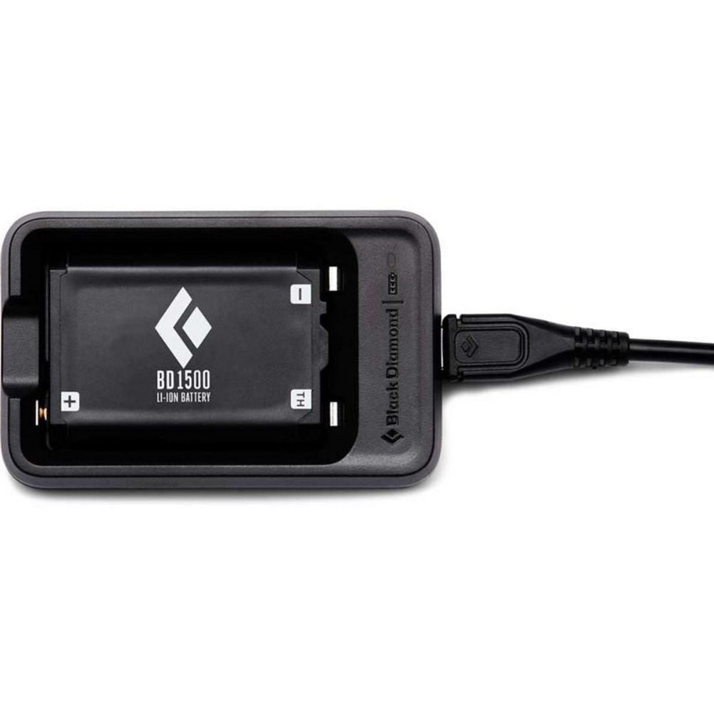 Black Diamond BD 1500 Rechargeable Battery in the charger