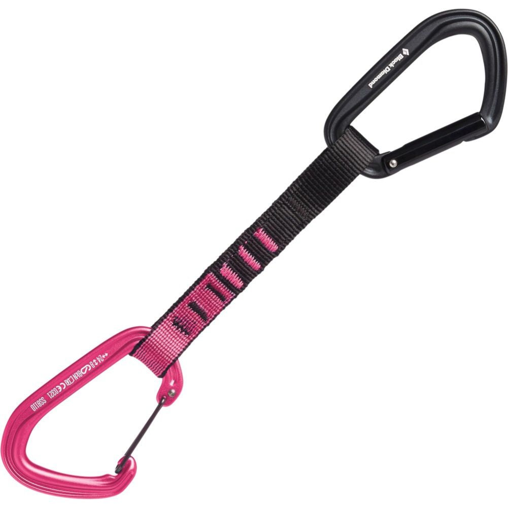 Black Diamond Hotforge Hybrid Quickdraw - 16cm - Ultra Pink angle
