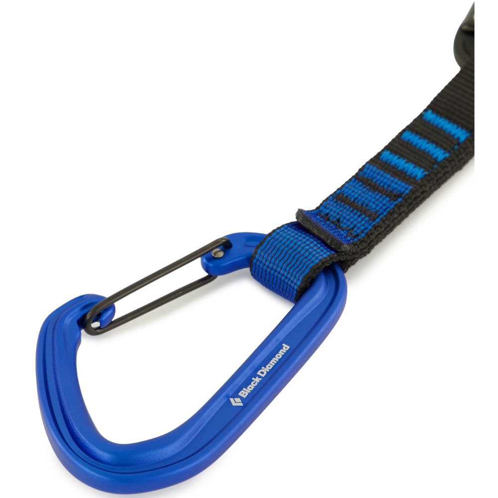 Black Diamond Hotforge Hybrid Quickpack 12cm - Pack of 6 Quickdraws - Blue angle blue