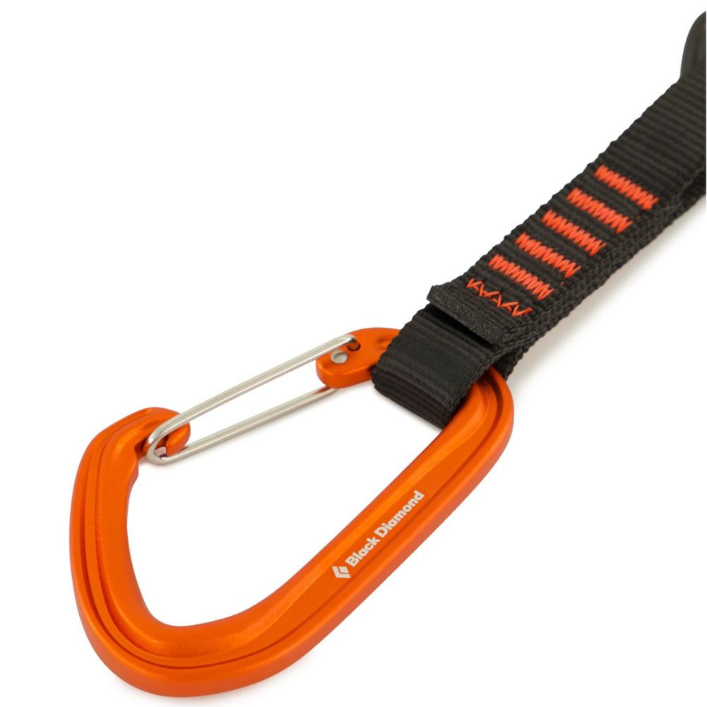 Black Diamond Hotwire Quickdraw - 12cm (Octane) orange side